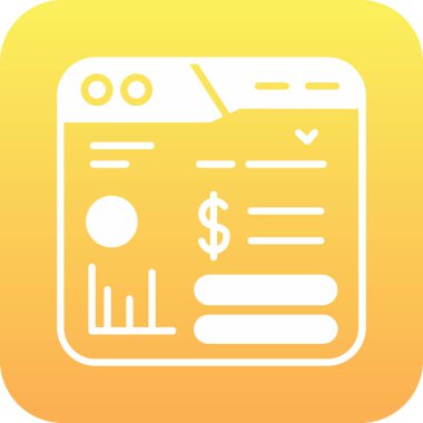 iş simgesi vektör illüstrasyonu