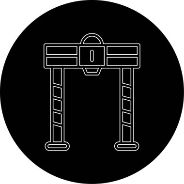 Moda Biçiminde Barkod Simgesi İzole Arkaplan