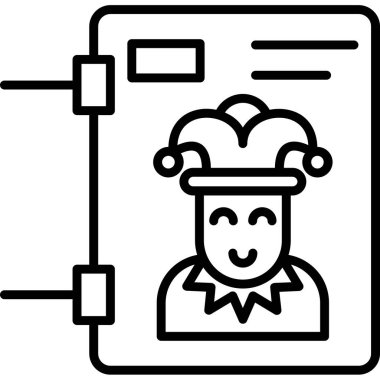 Şapka vektör tasarımlı dişi avatar