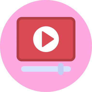 play web icon simple illustration