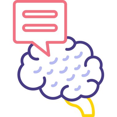 Konuşma baloncuğu ikonlu bulut. bulut simgesi.