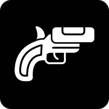 Bir silah simgesinin vektör illüstrasyonu