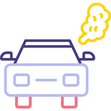 Araba yıkama. Basit tasarım.