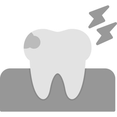 diş simgesi vektör illüstrasyonu