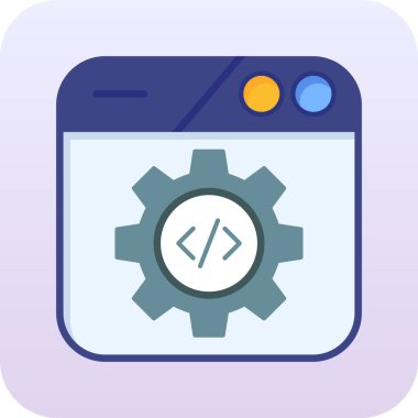 Geliştirme kodlama geliştirme simgesi - taslak biçimi