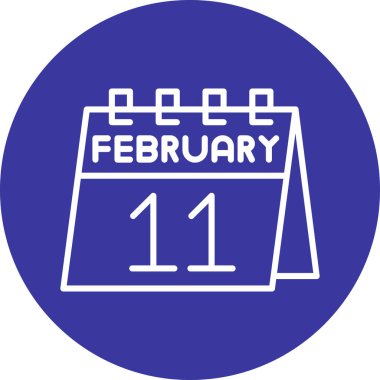Bir günlük takvimde 11 Şubat tarihi