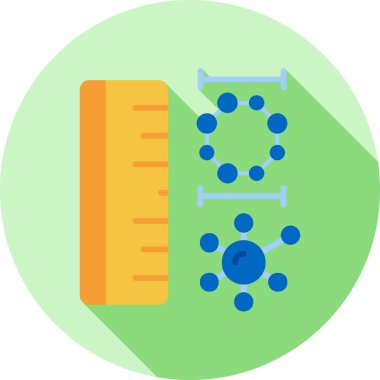 DNA web simgesi basit illüstrasyon