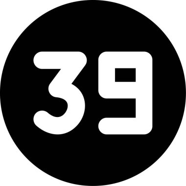 Siyah ve beyaz çemberin vektör çizimi