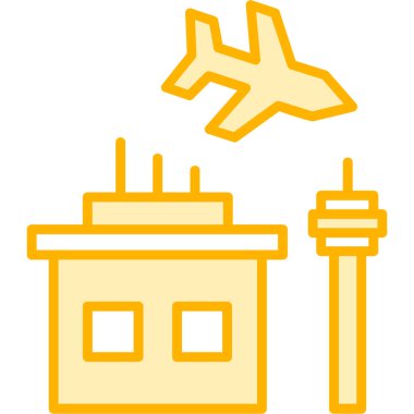 Uçak. Web simgesi basit illüstrasyon