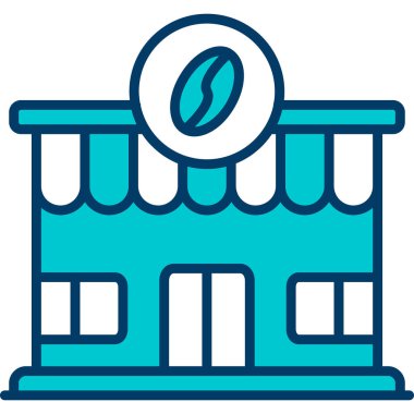 Dükkan. Web simgesi basit tasarım