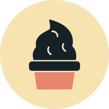 Dondurma. Basit resimleme