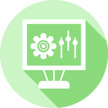 Modern simgenin vektör illüstrasyonu