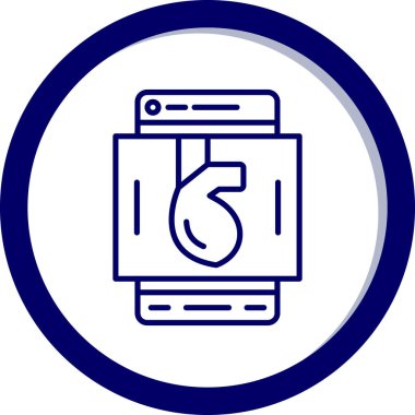 Bilgisayar. Web simgesi basit illüstrasyon