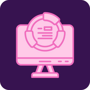 bilgisayar simgesi, vektör illüstrasyonu