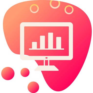 iş analiz simgesi düz biçimli