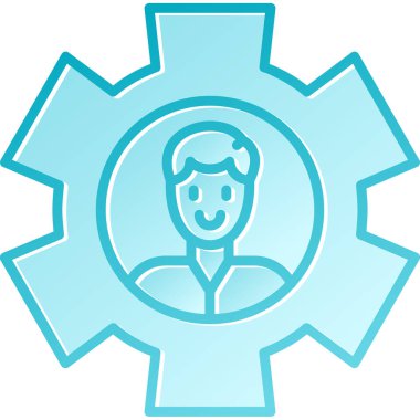 Teçhizat Web simgesi basit illüstrasyon