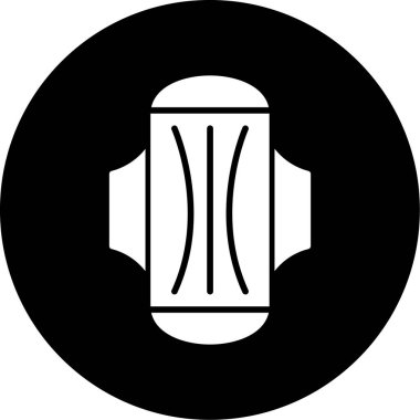 Modern b 'nin vektör illüstrasyonunda müziğin eksik simgesi