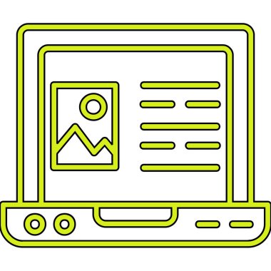 dijital ekran ve akıllı telefon vektör illüstrasyon tasarımlı dizüstü bilgisayar