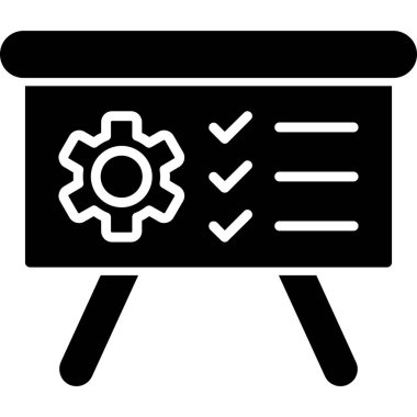 Seo simgesinin vektör illüstrasyonu