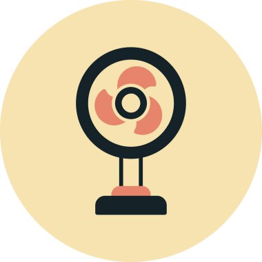 fan simgesi vektör illüstrasyonu