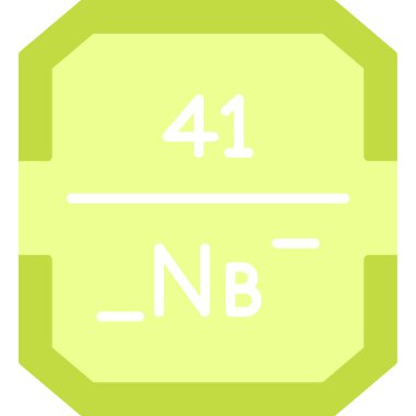 modada izole edilmiş arkaplan biçiminde periyodik tablo simgesi