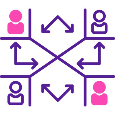 şebeke. Web simgesi vektör illüstrasyonu