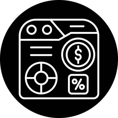 para simgesi vektör illüstrasyonu