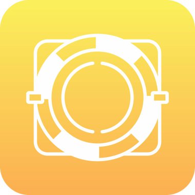 Kamera simgesi beyaz arkaplanda izole edildi