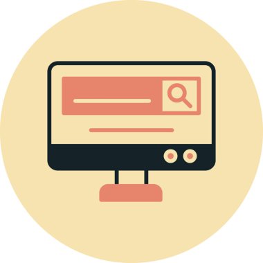 Tarayıcı internet tarayıcı simgesi düz biçimli