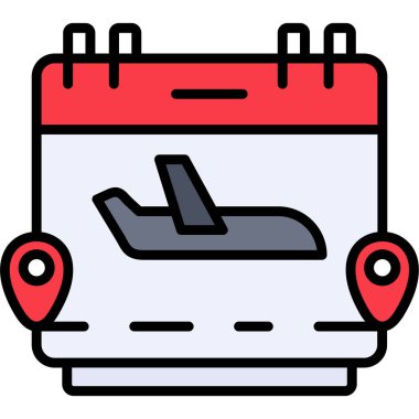 Uçak. Web simgesi basit illüstrasyon