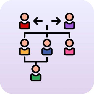 İnsan simgesinin vektör illüstrasyonu