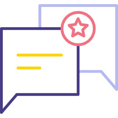 ileti ikonu vektör illüstrasyonu