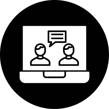 Seo simgesinin vektör illüstrasyonu