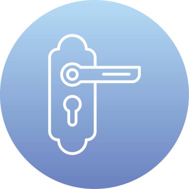 Anahtar simgesinin vektör illüstrasyonu