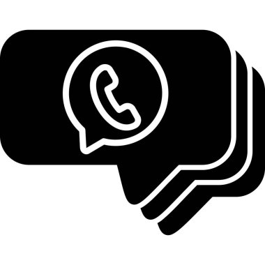 telefon mesajı ikonu vektör illüstrasyon tasarımı