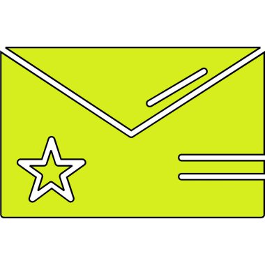 posta simgesi. E- posta kodu ve mektup. E-posta pazarlama. vektör illüstrasyonu