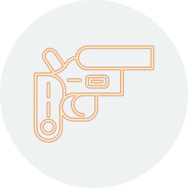 modern vektör simgesi, silah illüstrasyonu