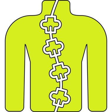 Elbise süveteri giysi simgesi - taslak biçimi