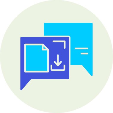 İleti simgesi tasarım vektörü