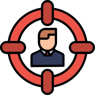 İş adamı. Web simgesi basit tasarım