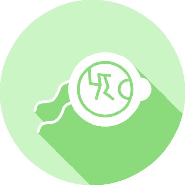 Bir kadın işaretiyle izole edilmiş bir çizgi resim çizimi