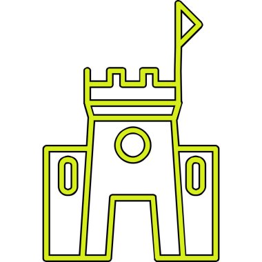 İnşaat vinç vektör illüstrasyon