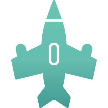 Uçak. Web simgesi basit illüstrasyon