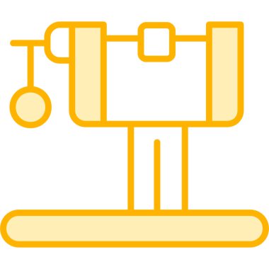 Modern vinç simgesinin vektör illüstrasyonu