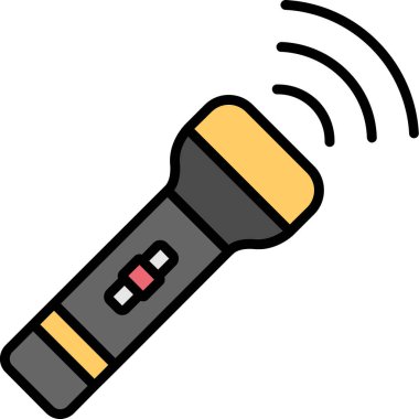 mikrofon simgesi vektör illüstrasyonu