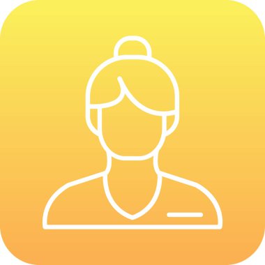 Basit vektör adam simgesi