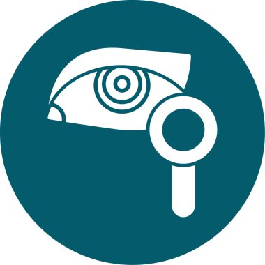 Moda düz biçimli göz simgesi