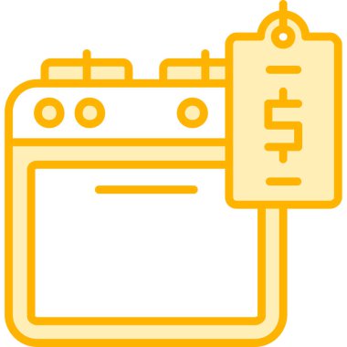 Takvim. Web simgesi basit illüstrasyon