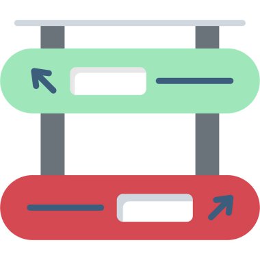 Modern bir simgenin vektör illüstrasyonu