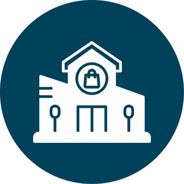 Ev. Web simgesi basit illüstrasyon